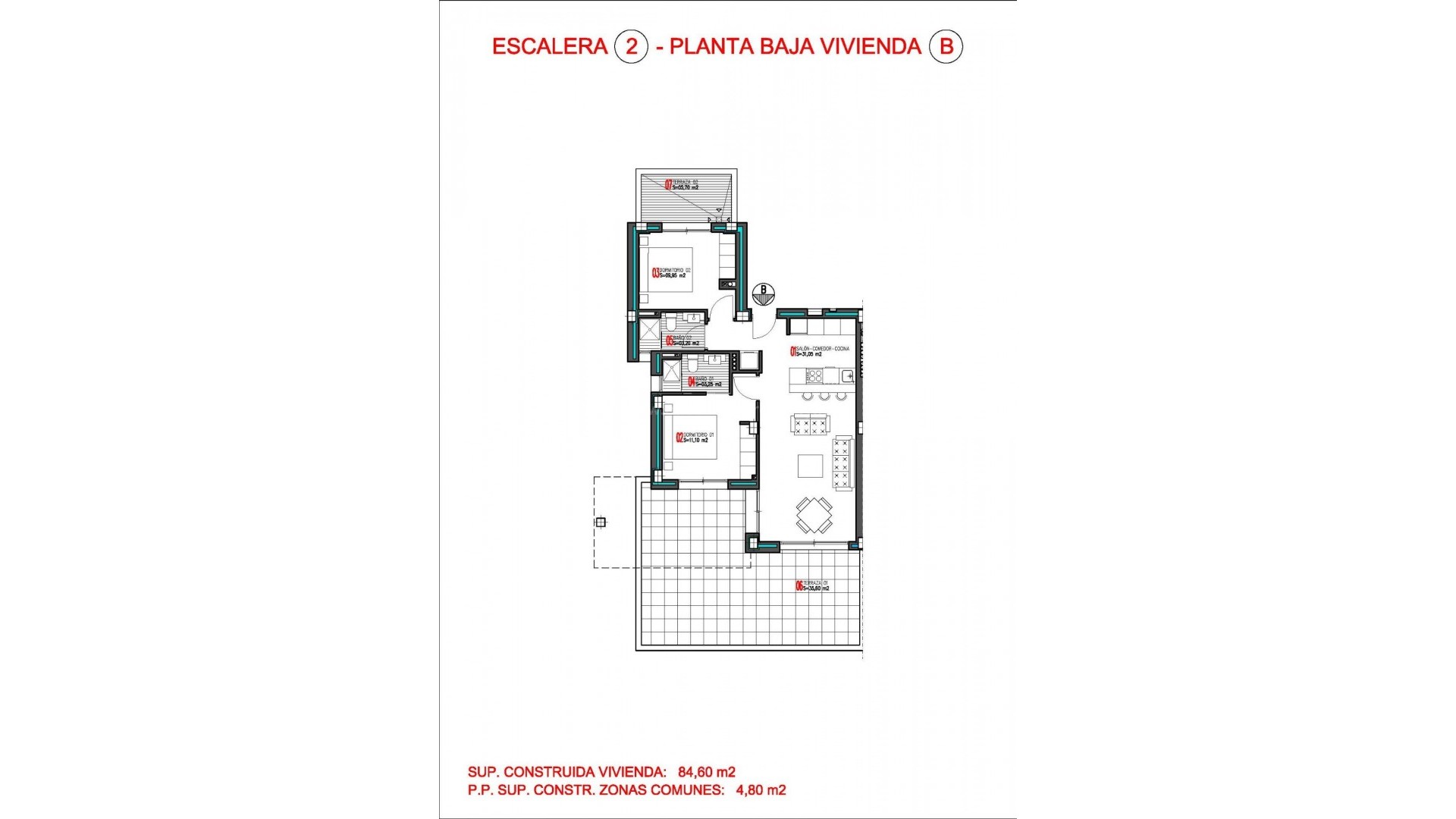 Leilighet / leilighet i Aguas Nuevas