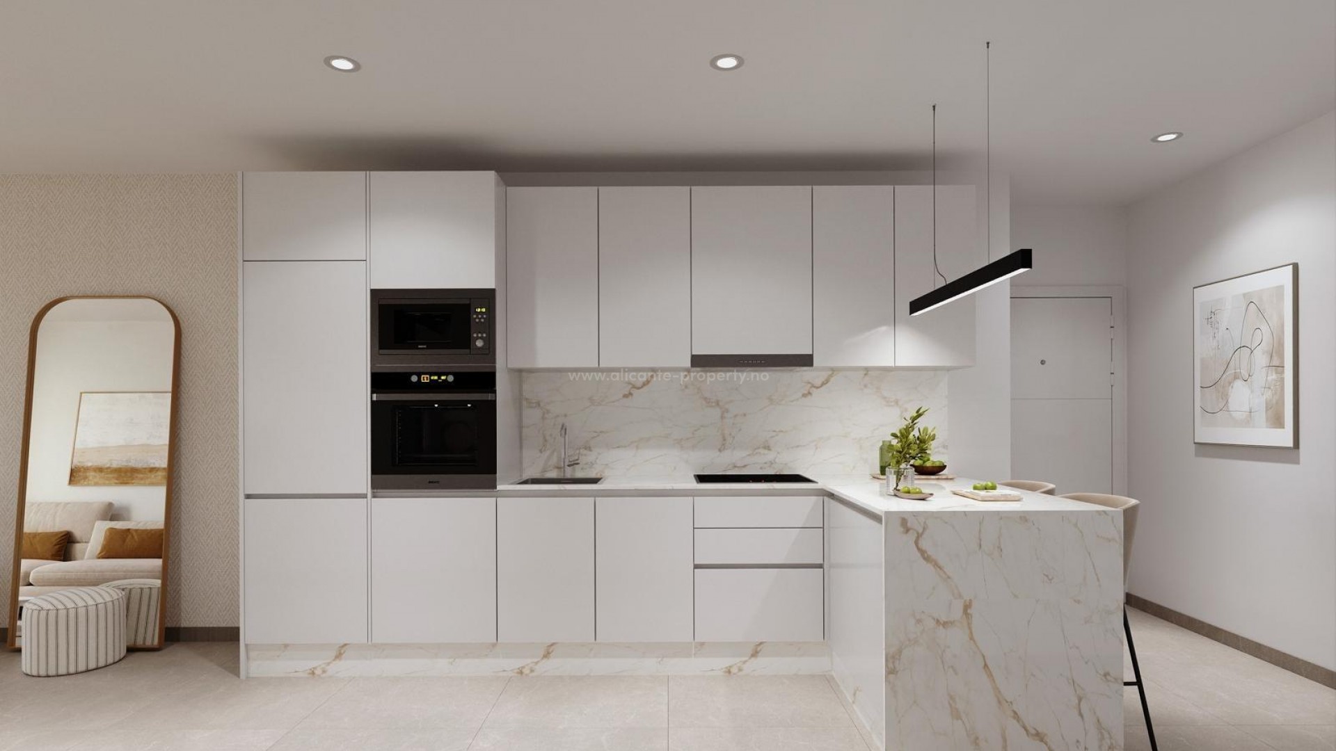 Leilighet / leilighet i Center