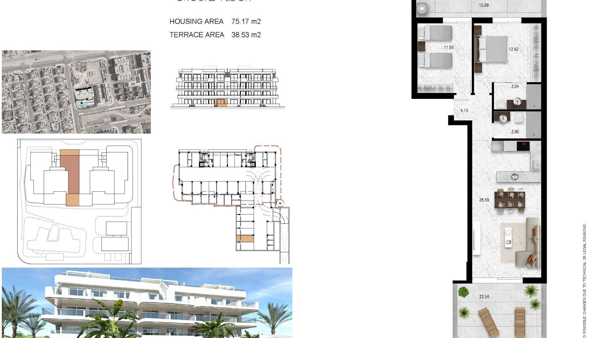 Leilighet / leilighet i Lomas de Cabo Roig