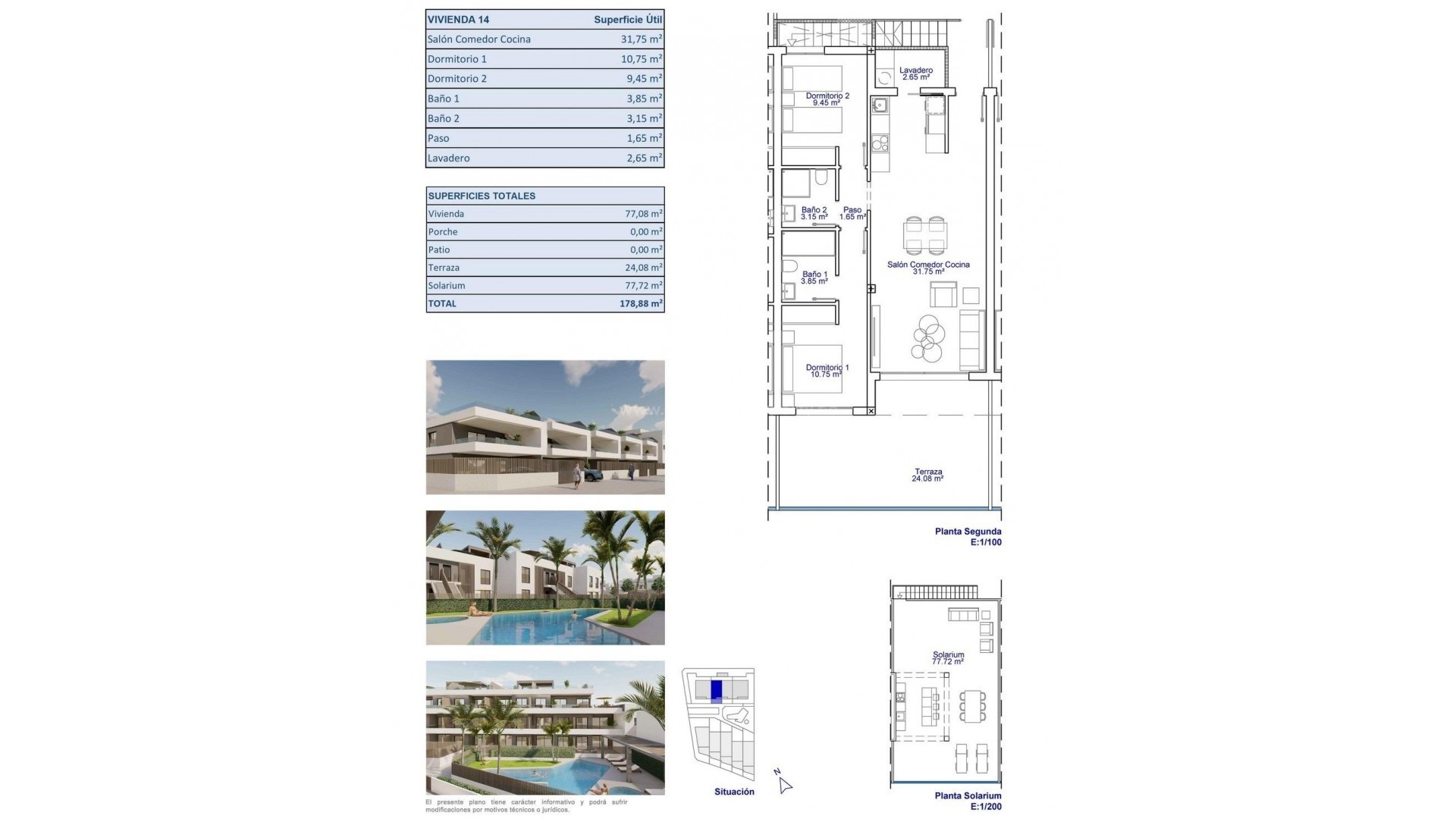 Leilighet / leilighet i pueblo