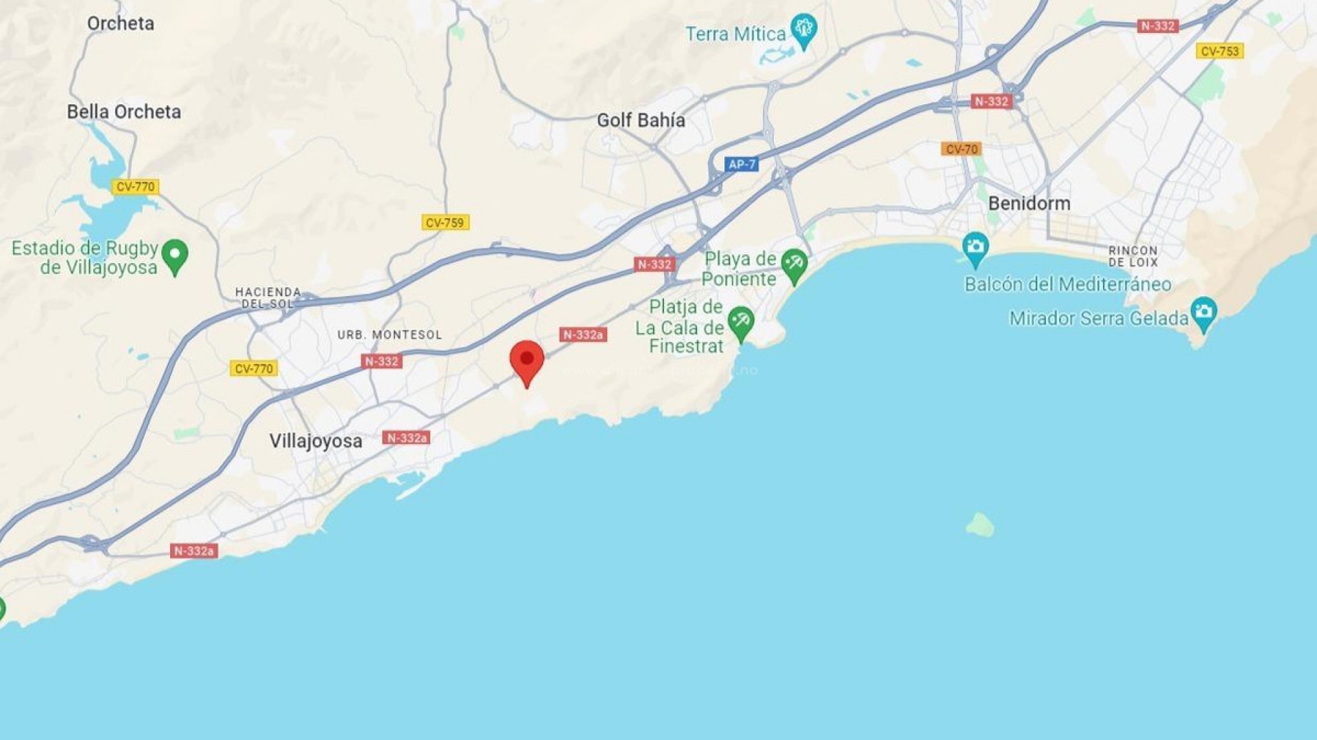 Leilighet / leilighet i Villajoyosa Centro