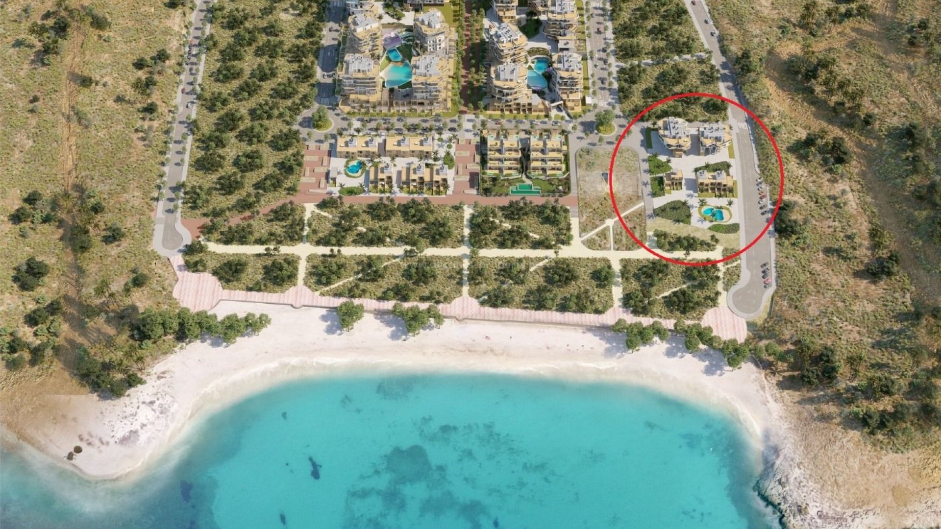 Luksus-leiligheter og toppleiligheter rett ved sjøen i Villajoyosa, 2 soverom, 2 bad,Bare 50 meter fra sjøen, med romslige terrasser med havutsikt