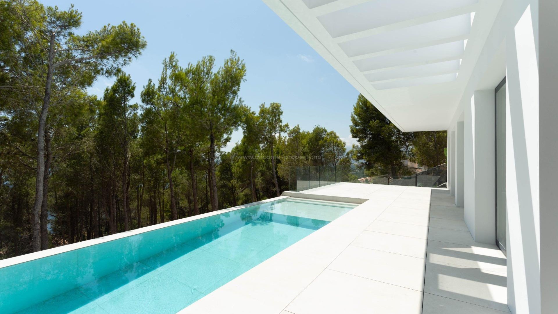 Luksus-villa i Altea Hills, 4 soverom, 4 bad, infinity pool, rom for treningsstudio, badstue eller biljard, den beste utsikten over Middelhavet og Altea