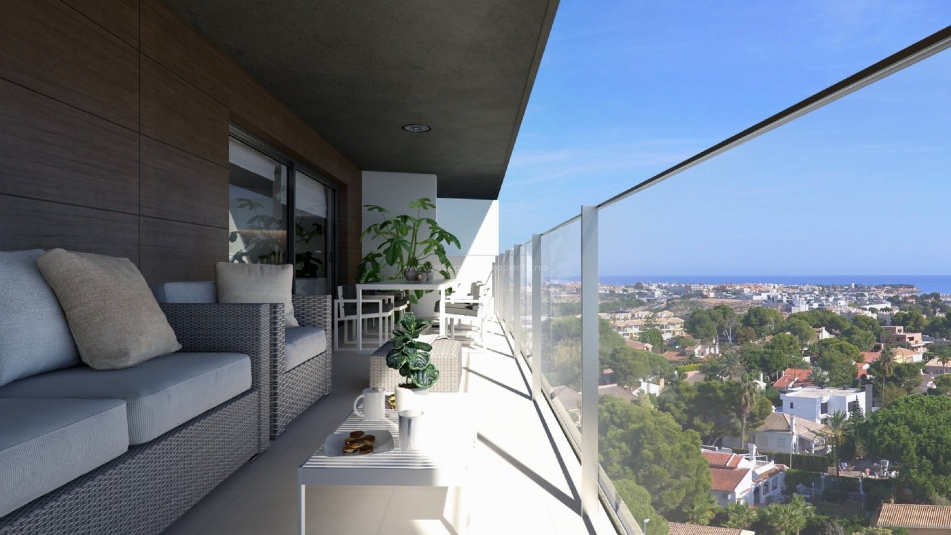 Luxury property in Campoamor with apartments and penthouses, 2/3 bedrooms, 2 bathrooms, private solarium or private garden, all with large terraces