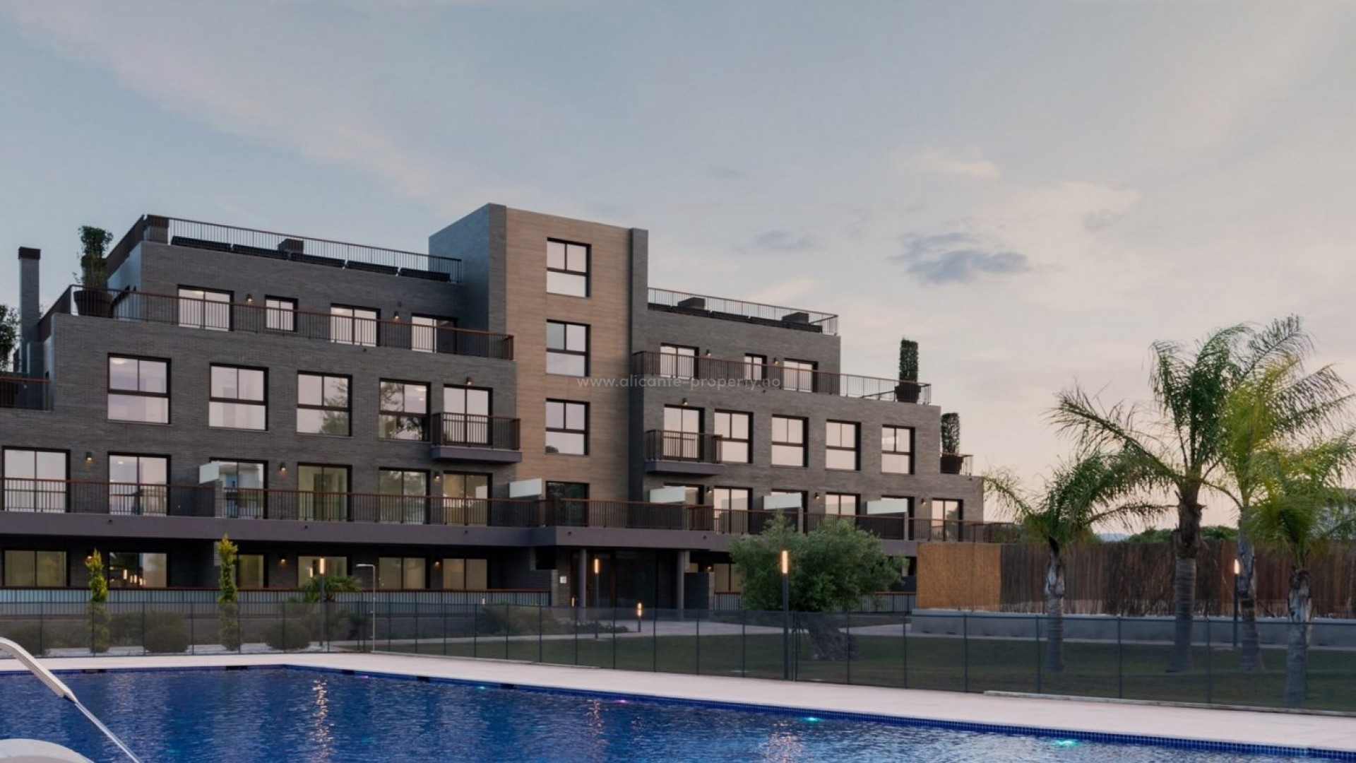 Moderne leiligheter i Denia 400 meter fra Les Deveses-stranden, 1/2/3 soverom, 1/2 bad, flotte fritids- og sportsattraksjoner, nær golfbaner og ridning