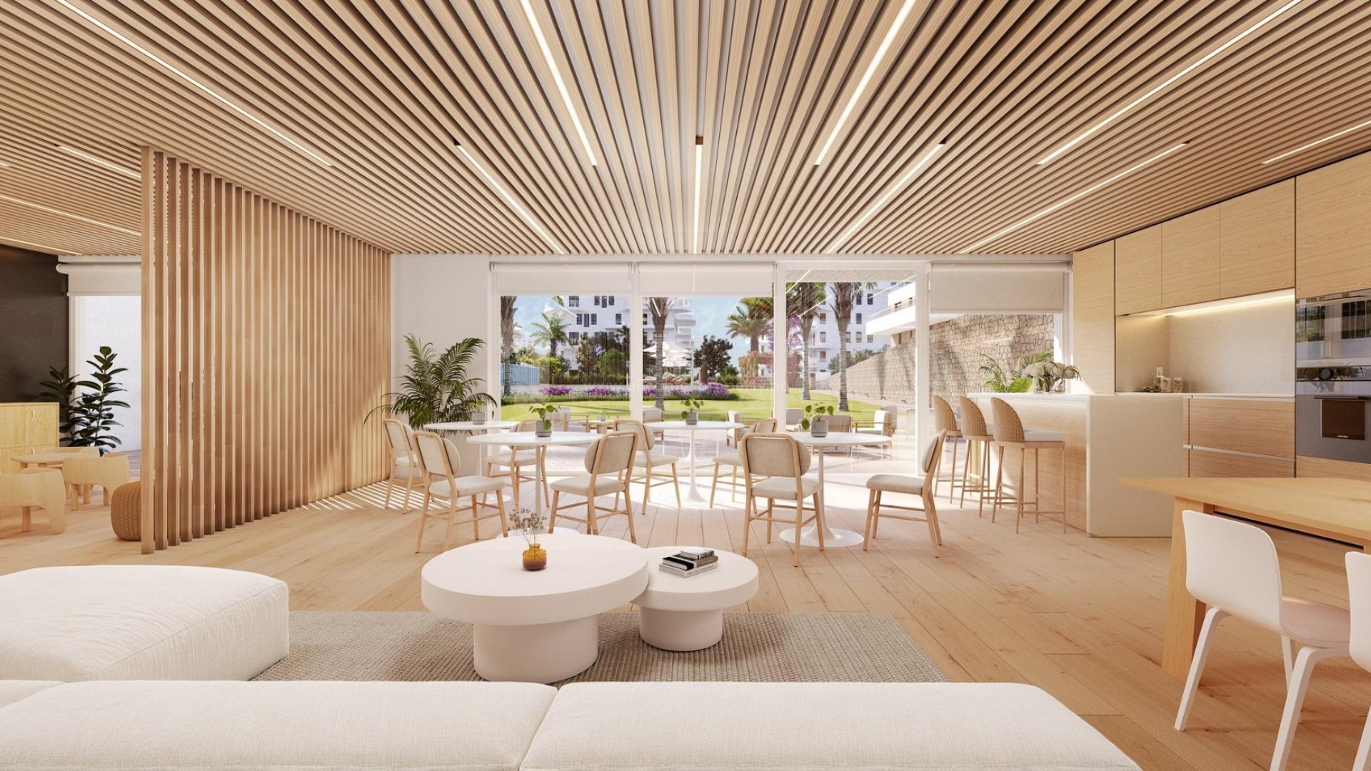 New apartments in Villajoyosa only 450 meters from the beach, 2/3 bedrooms, 2 bathrooms, swimming pool, gym, large terrace. 1 floor with private garden.