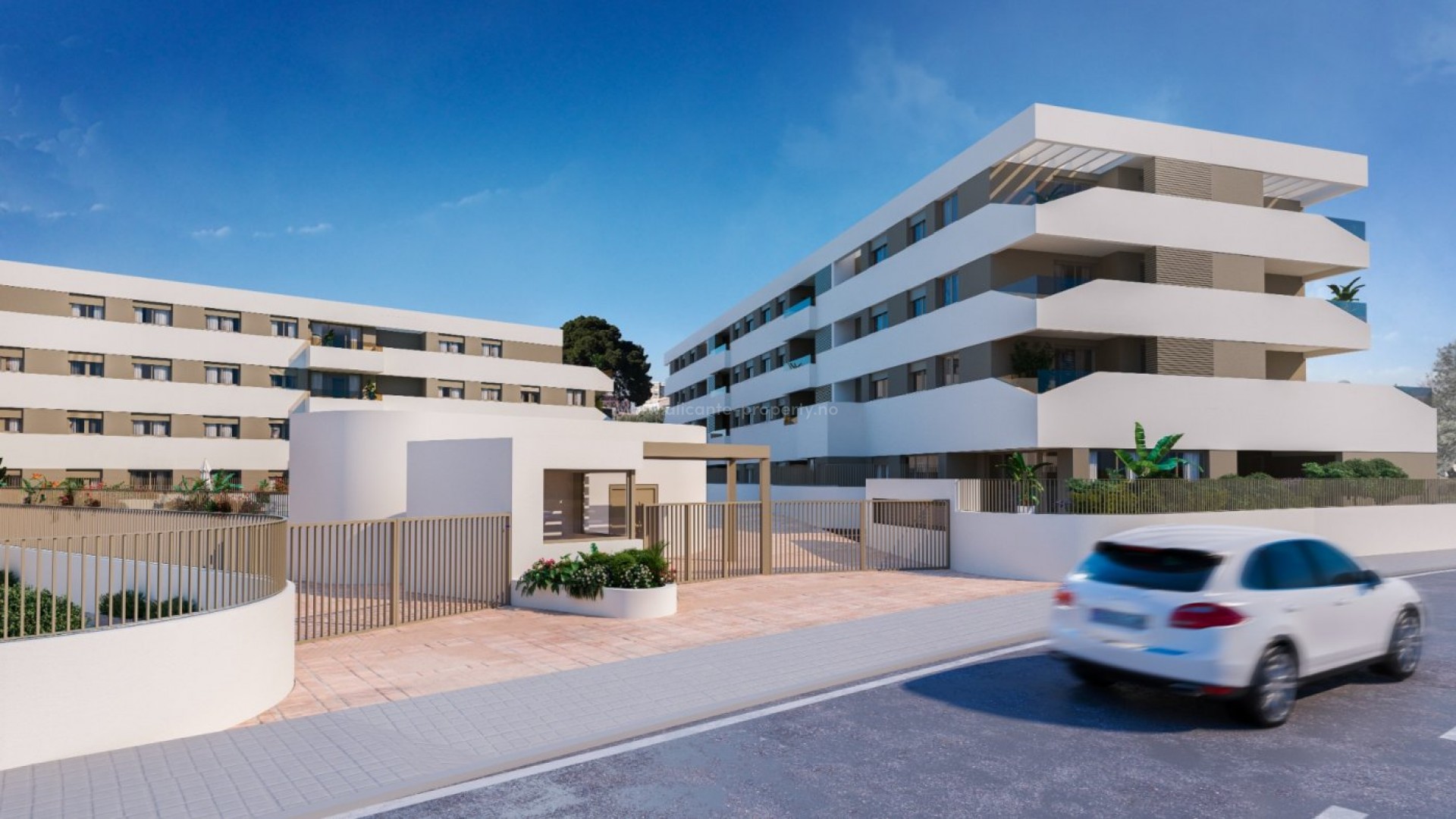 New built apartments in San Juan de Alicante, 1/2/3/4 bedrooms, 2 bathrooms, large terraces, communal swimming pool and private parking