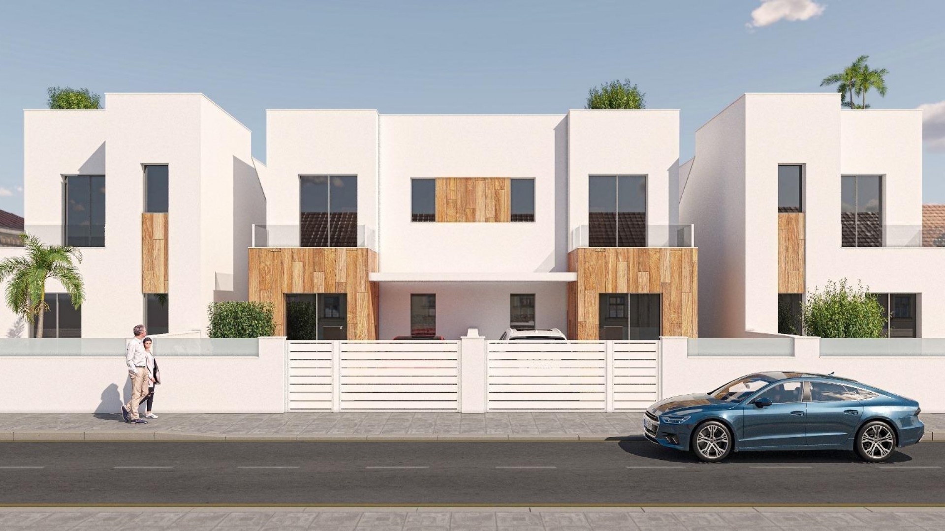 NEW BUILT SEMI-DETACHED APARTMENTS IN EL MOJON, Pilar de la Horadada, 3 bedrooms, 2 bathrooms, private solarium, private garden with pool and parking