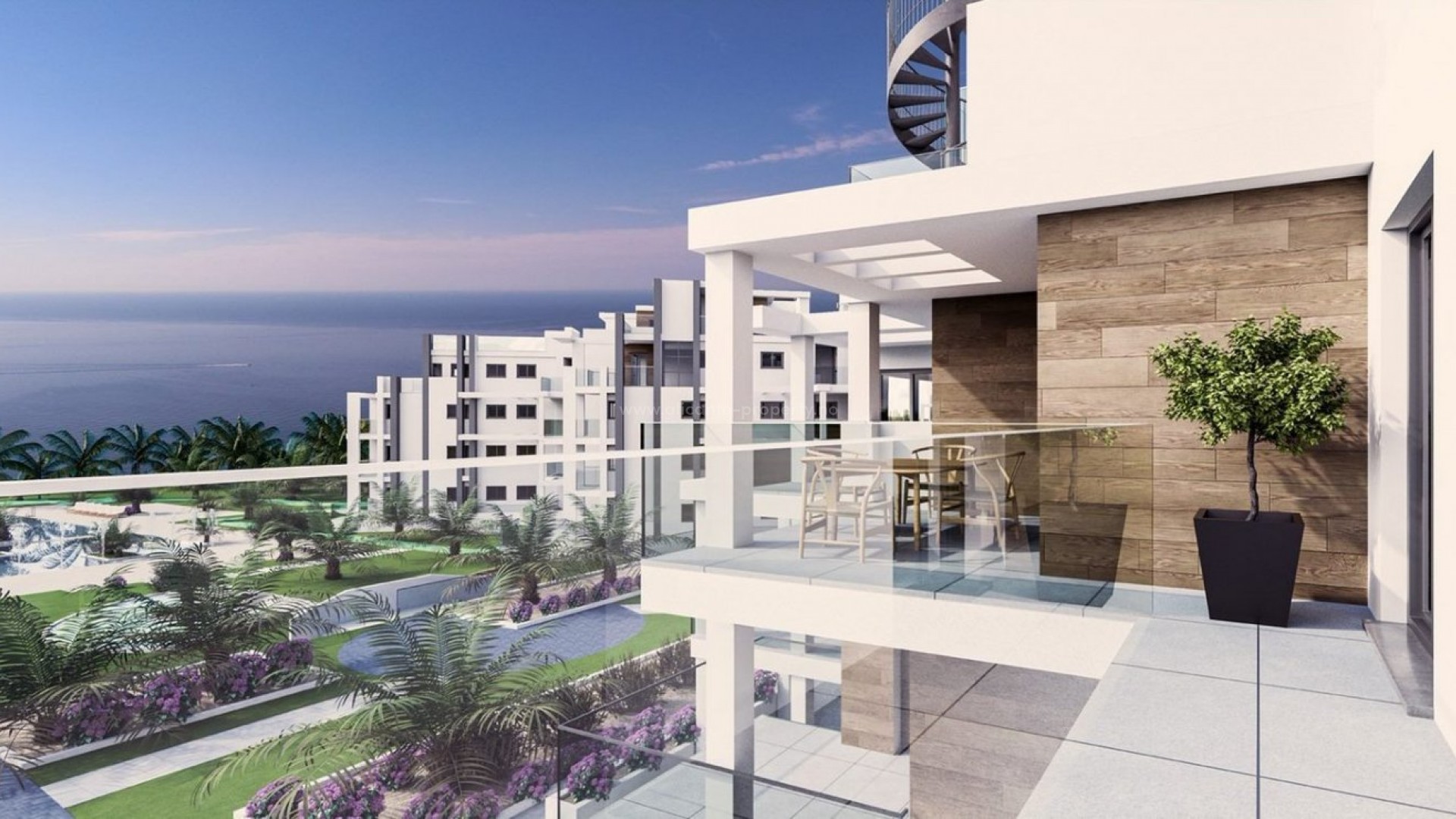 Nye leiligheter i Denia - eksklusive luksus leilighet rett ved sjøen. 3 og 2 soverom, havutsikt. Ligger på stranden, uslåelig beliggenhet. 7 km til sentrum