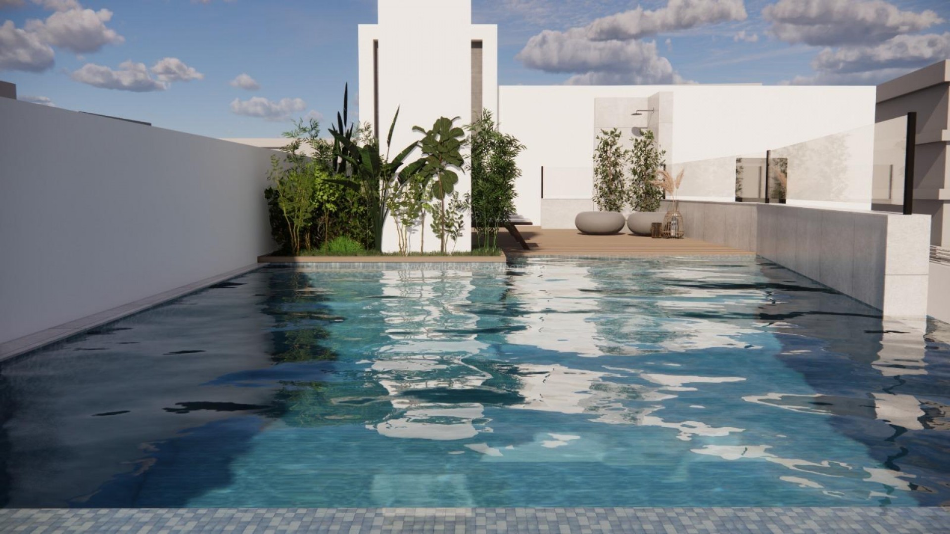 Nye leiligheter i Torrevieja (La Mata), leiligheter/toppleiligheter 2/3 soverom, 2 bad,tilgang til det private bassenget på solterrassen.