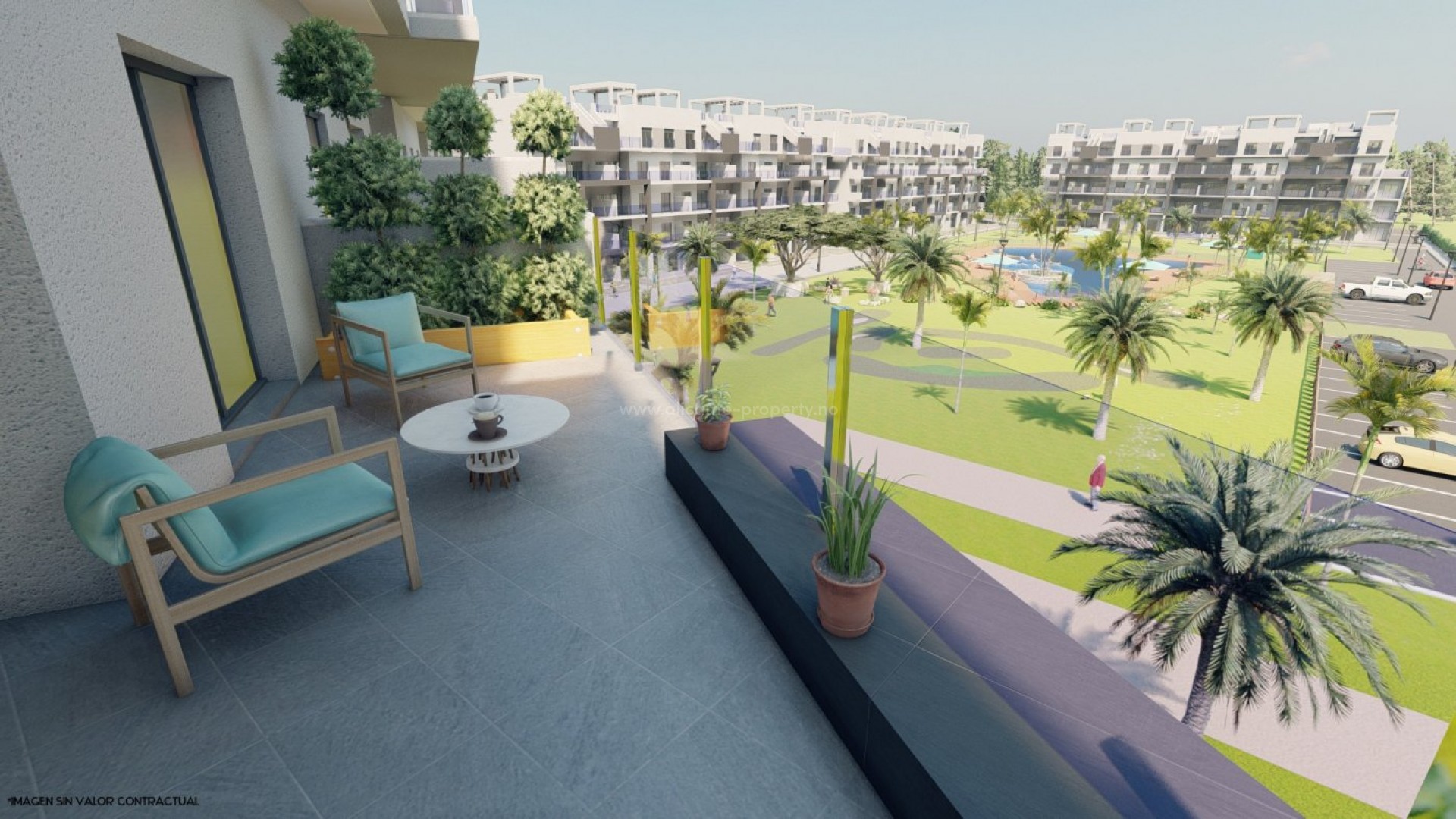 Penthouses and standard apartments in El Raso, Guardamar del Segura, 2/3 bedrooms, 2 bathrooms, 1st floor w/ garden or terrace or solarium for top floor