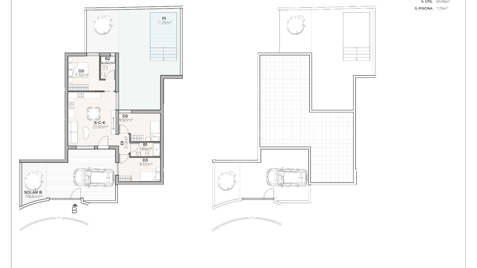 Town House in Country Club
