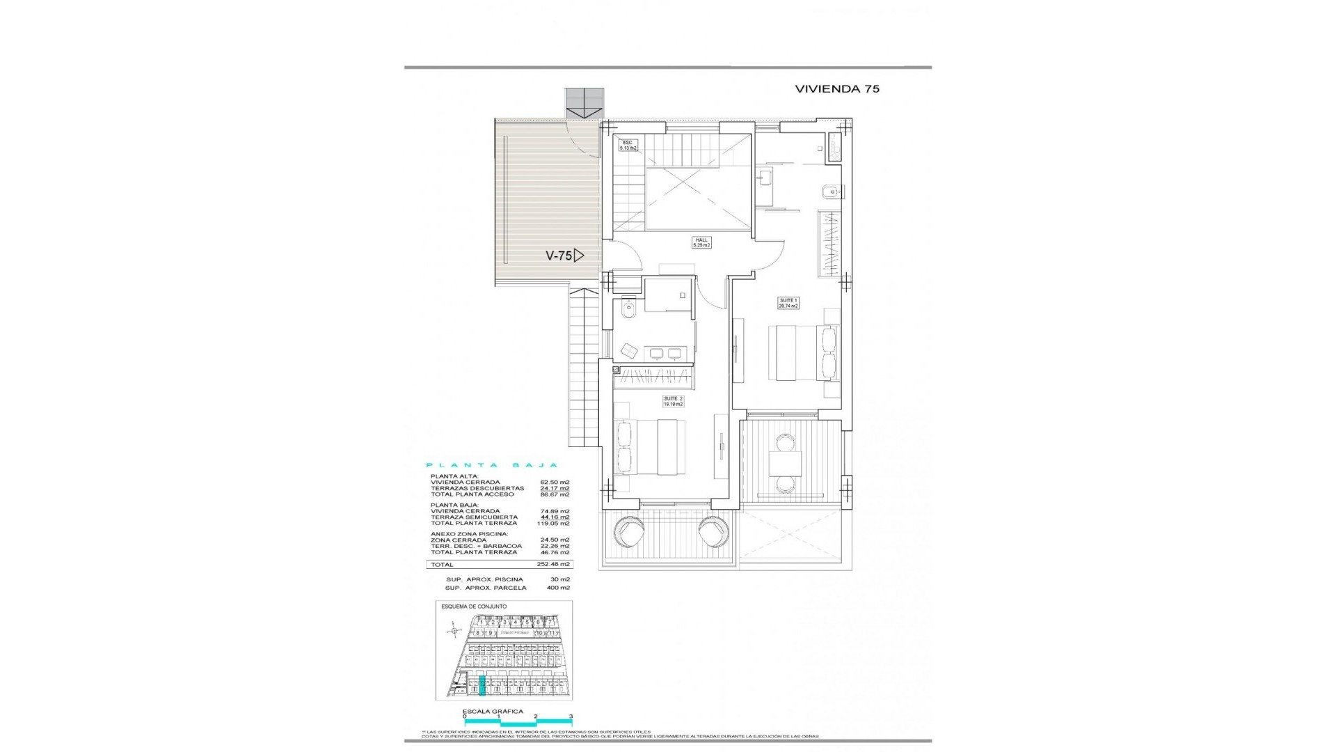 Villa en Campana garden