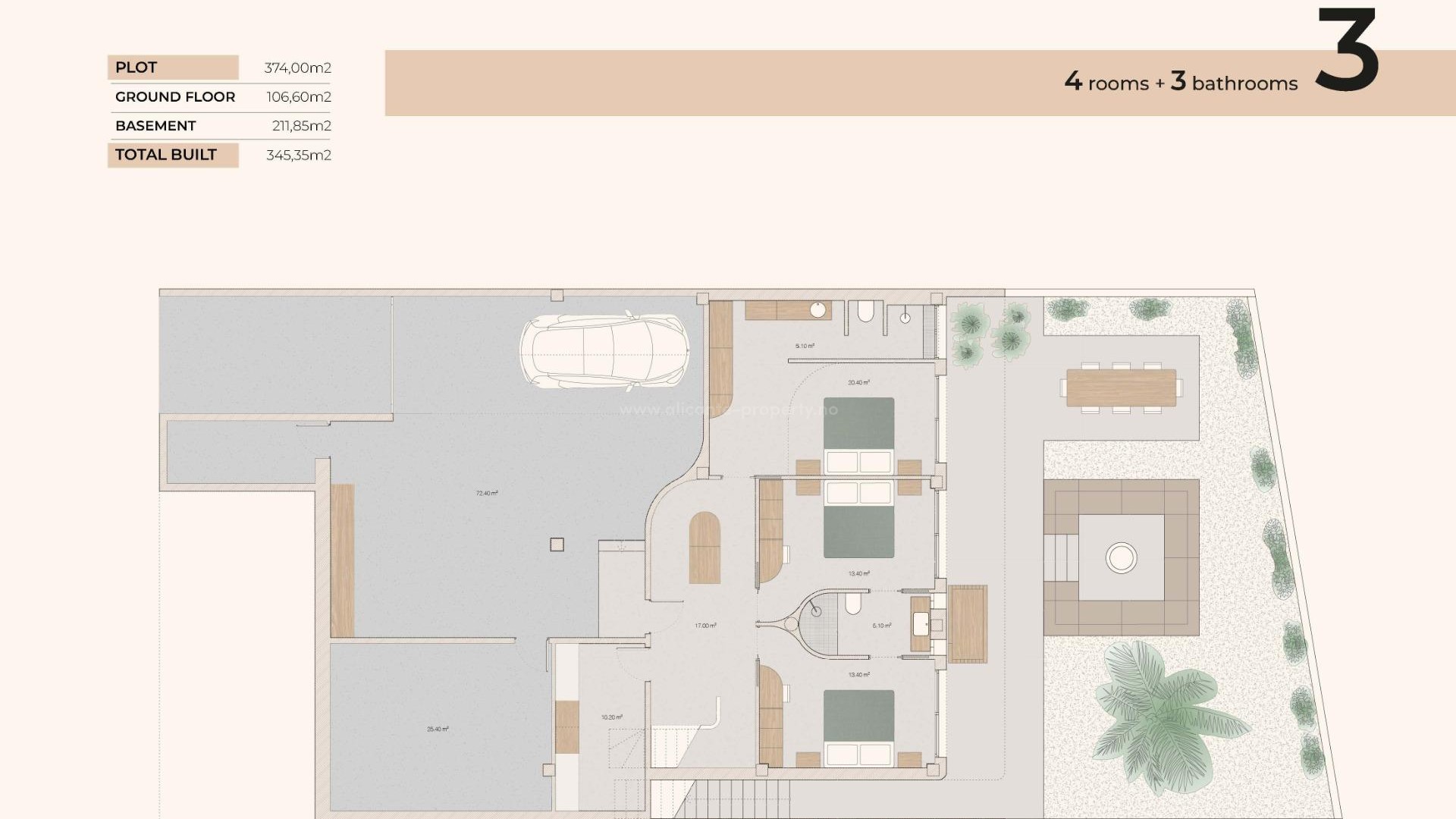 Villa en La finca Golf