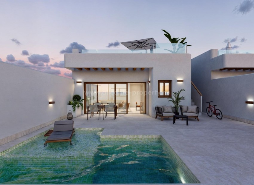 Villa en pueblo