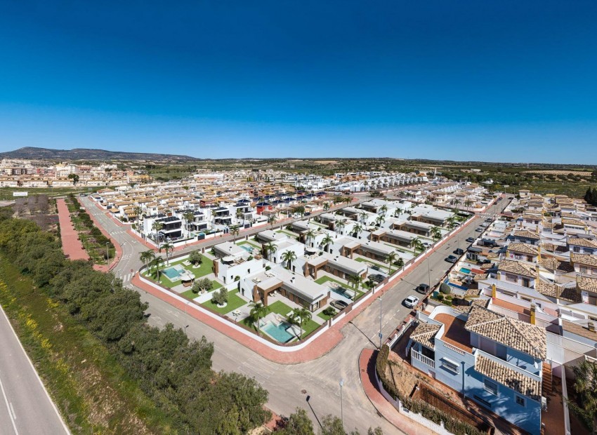 Villa en pueblo