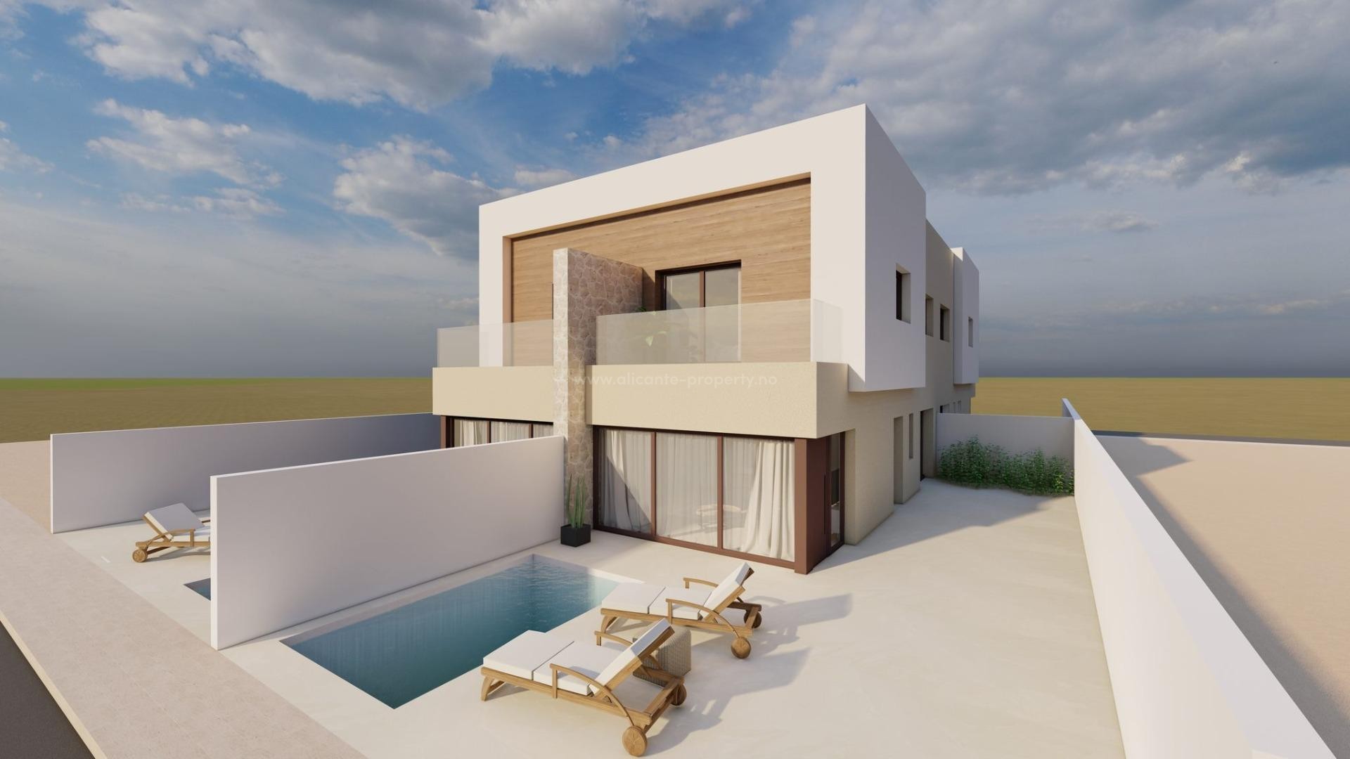 Villa en pueblo
