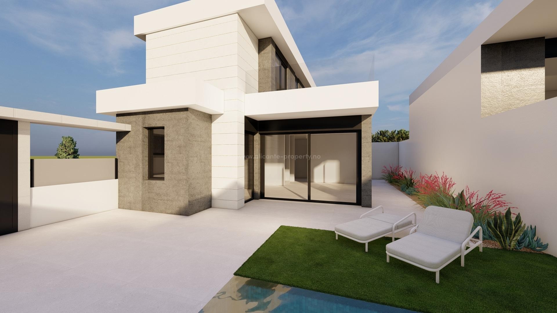 Villa en pueblo