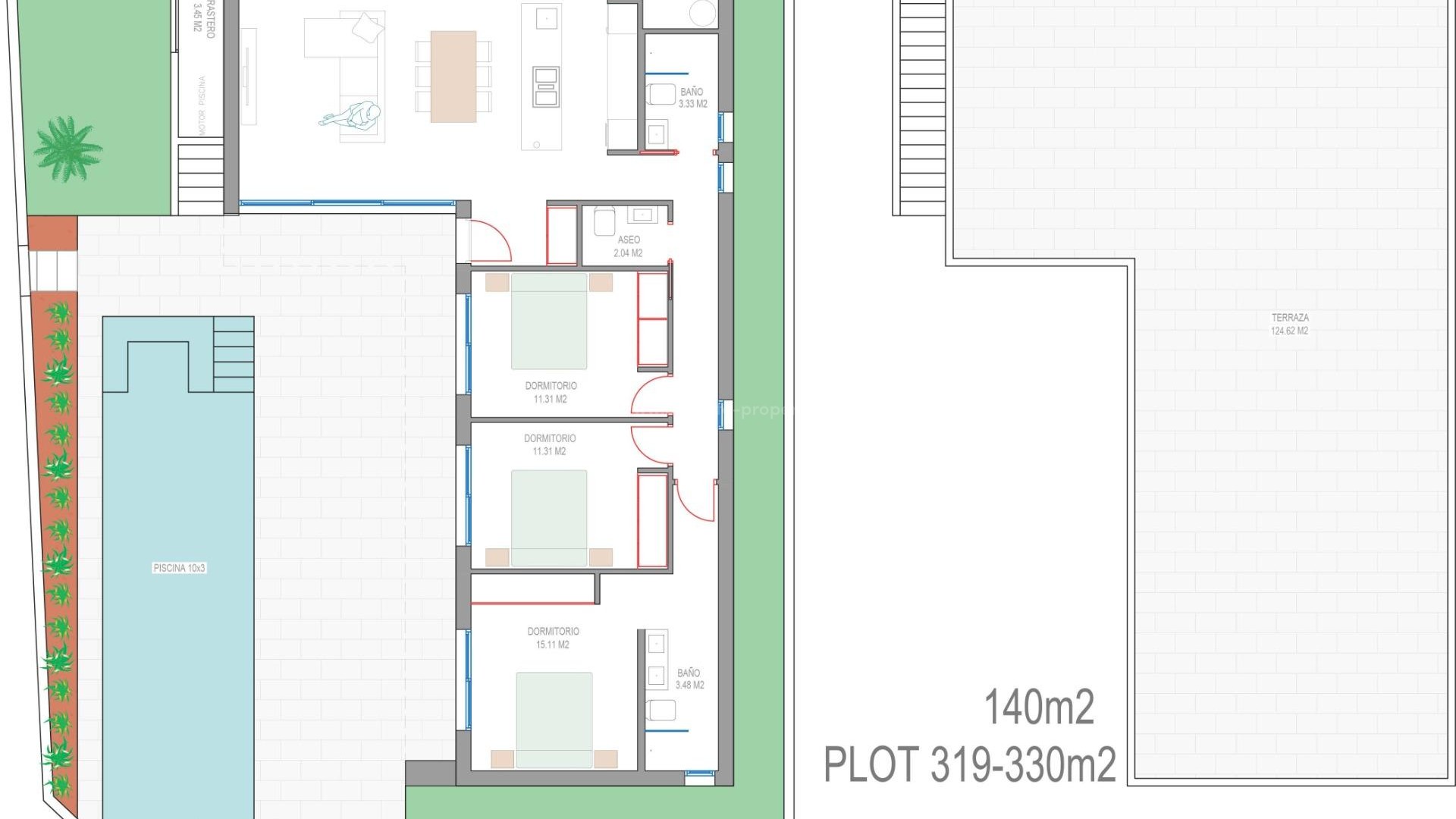Villa in Parque del doce